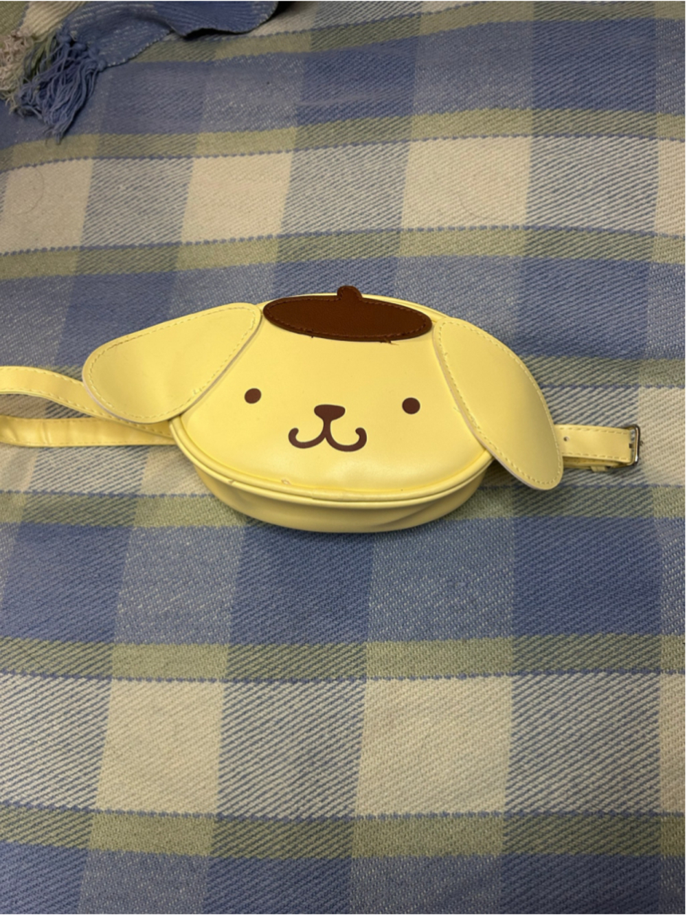 Women's Sanrio Pompompurin Waist Belt Bag One Size Yellow Brown